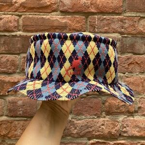 Kangol Bucket Hat. Argyle. Size Large